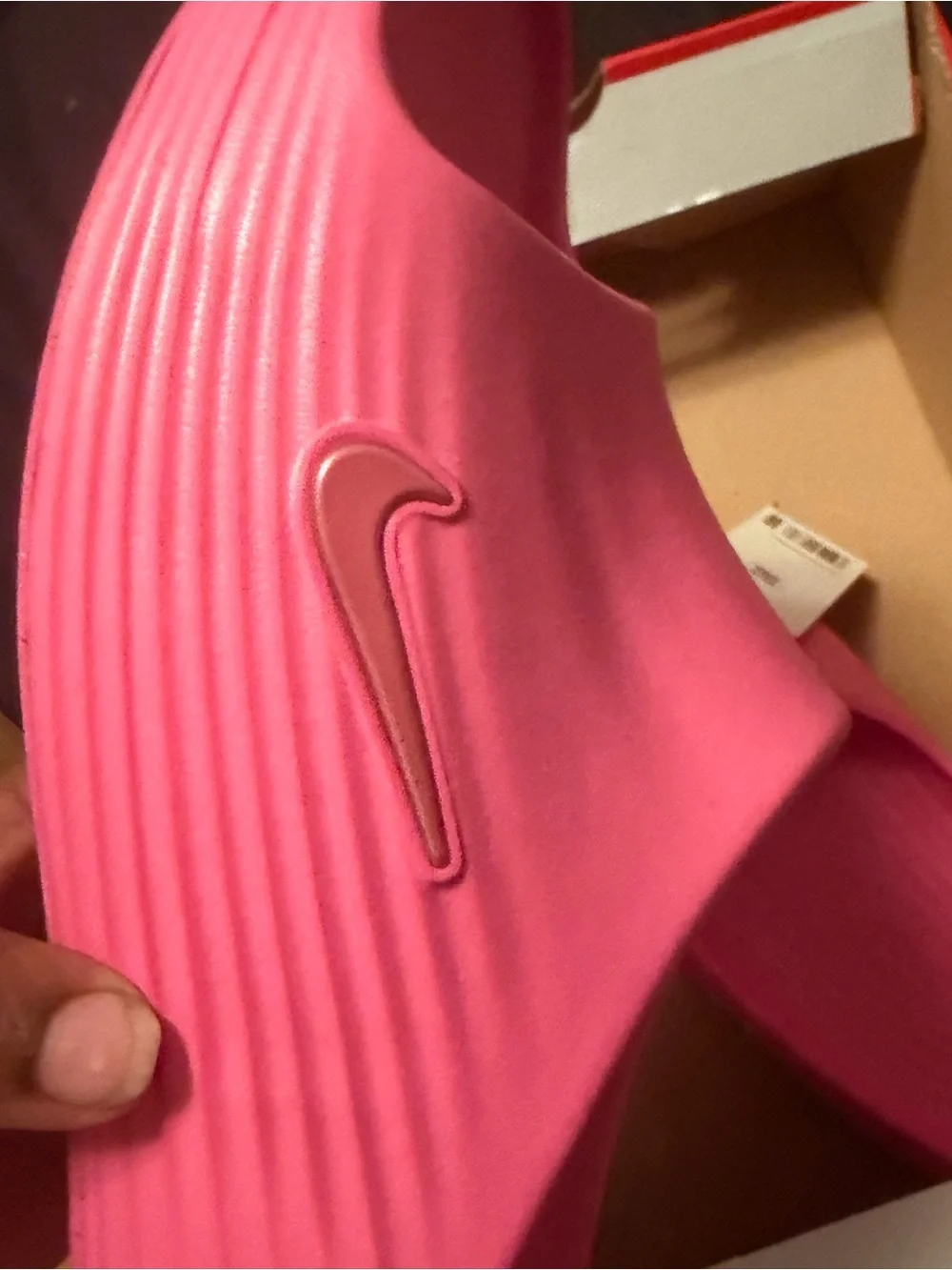 Nike Hot Pink Slide Sandals